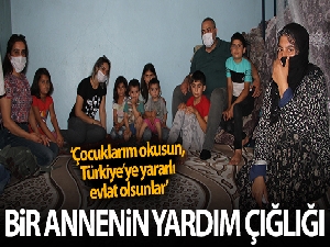 10 çocuğundan 6'sı engelli olan annenin yardım çığlığı