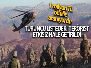 Diyarbakır'da 1 milyon liraya kadar ödülle turuncu listede aranan terörist etkisiz hale getirildi