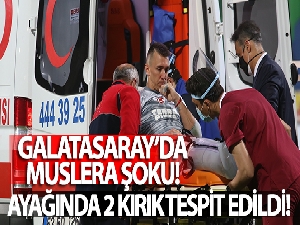 Galatasaray'da şok! Muslera'nın ayağında 2 kırık tespit edildi
