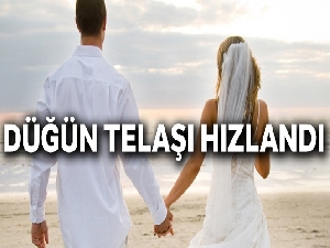 Düğün telaşı hızlandı