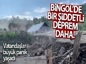 Bingöl'de 5,6 büyüklüğünde deprem!