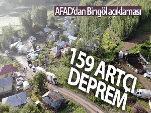 AFAD: '159 artçı deprem meydana geldi'