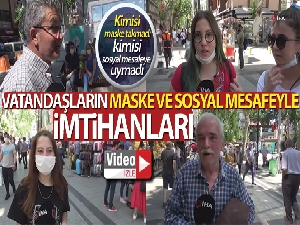 Sokakta gezen vatandaşların kimisi maske takmadı, kimisi sosyal mesafeye uymadı