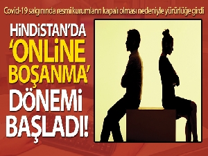 Hindistan'da 'online boşanma' dönemi başladı