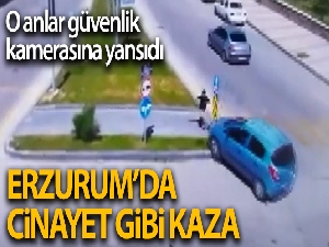 Erzurum'da cinayet gibi kaza
