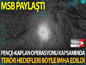 MSB: 'Dün gece başlayan Pençe Kaplan Operasyonu kapsamında terör hedefleri yerle bir edildi'