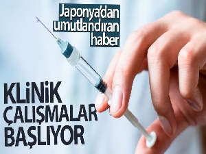 Japonya'da Kovid-19 aşısına yönelik klinik çalışmalar başlıyor