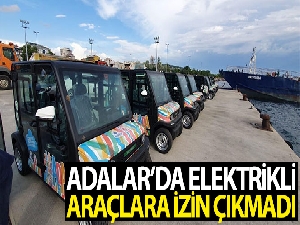 Adalar'da elektrikli araçların kullanılması için istenen izin çıkmadı