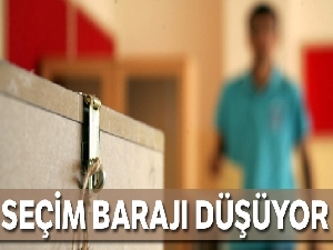 İttifak yapmayanlar için baraj düşüyor