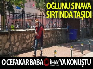 En baba hareket... Cefakar o baba İHA'ya konuştu