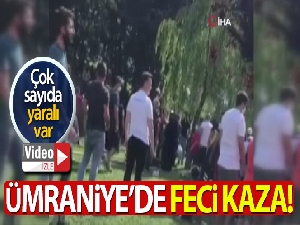 Ümraniye'de feci kaza: 10 yaralı