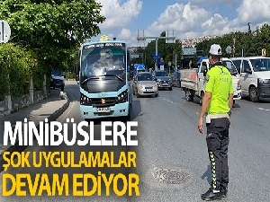 İstanbul'da minibüslere şok uygulama: 7 yolcu fazla çıktı