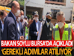 İçişleri Bakanı Süleyman Soylu: “Yaraların sarılması için gerekli adımlar atılıyor”