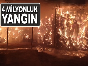 Niğde'de hayvan çiftliğinde yangın