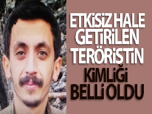 Etkisiz hale getirilen teröristin 1 milyon TL'ye kadar ödülle aranan İzzet Yiğit olduğu belirlendi