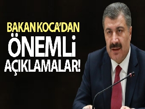 Sağlık Bakanı Fahrettin Koca: 'İkinci dalgayı yaşamadığımızı rahat söyleyebiliriz'