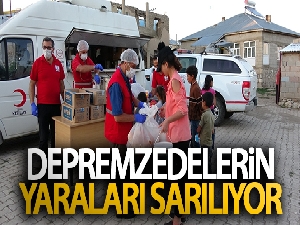 Depremzedelerin yaraları sarılıyor!