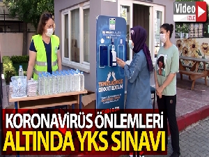 Korona virüs önlemleri altında YKS sınavı