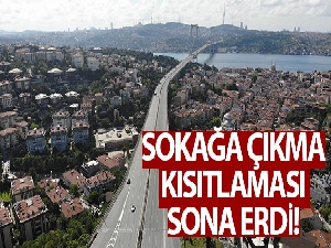 Sokağa çıkma kısıtlaması sona erdi