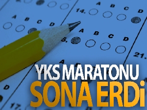 YKS maratonu sona erdi