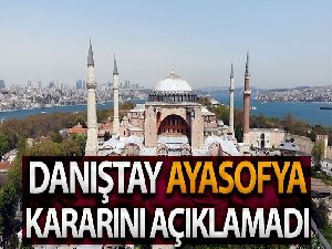 Ayasofya'da karar bekleniyor