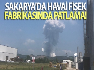 Sakarya'da havai fişek fabrikasında patlama
