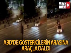 ABD'de göstericilerin üzerine araç sürüldü: 2 yaralı