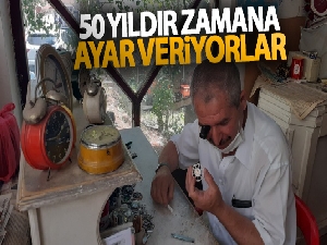 50 yıldır zamana ayar veriyorlar