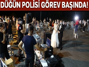 Düğün polisi devrede