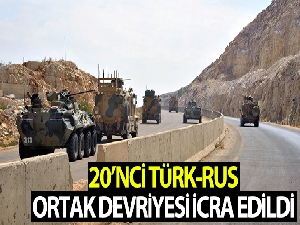 MSB: “Türk-Rus 20'inci ortak devriyesi icra edildi”