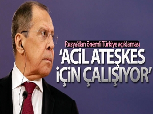 Rusya Dışışlerı Bakanı Lavrov: 'Hafter ateşkes imzalamaya hazır'