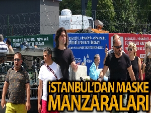 Beşiktaş ve Sarıyer'de maske kuralı yine hiçe sayıldı, kimi koluna taktı kimi elinde gezdirdi