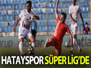 TFF 1.Lig'de Hatayspor şampiyon