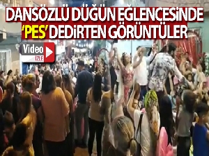İstanbul'da düğün eğlencesinde 'pes' dedirten görüntüler