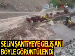 Son ana kadar iş makinelerini kurtarmaya çalıştılar