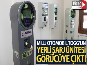 Milli otomobil TOGG'un yerli şarj ünitesi görücüye çıktı