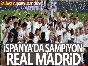 İspanya'da şampiyon Real Madrid!