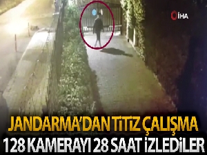 128 kamerayı 28 saat izleyen jandarma, villa hırsızını yakaladı