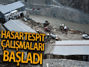 Artvin'deki sel ve heyelanın ardından hasar tespit çalışmasına başlandı