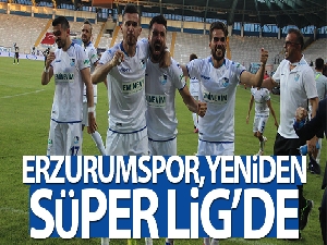 BB. Erzurumspor, yeniden Süper Lig'de!