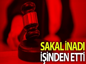 Sakal inadı işinden etti