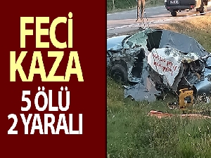Kocaeli'de feci kaza: 5 ölü, 2 yaralı