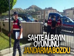 Sahte albayın oyununu jandarma bozdu