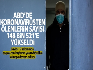 ABD'de korona virüsten ölenlerin sayısı 148 bin 521'e yükseldi