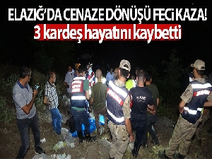 Elazığ'da feci kaza!