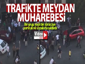 Bursa'da trafikte meydan muharebesi