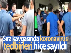 Diyarbakır'da sıra kavgasında korona virüs tedbirleri hiçe sayıldı