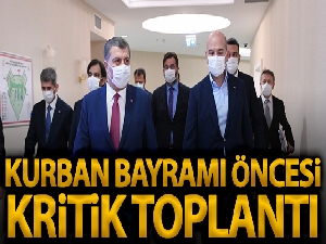 Soylu ve Koca, Kurban Bayramı tedbirleri için bir araya geldi