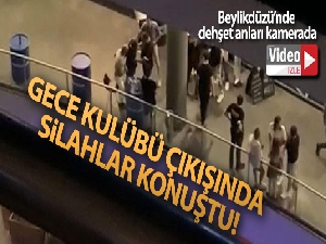 Gece kulübü çıkışında silahlar konuştu