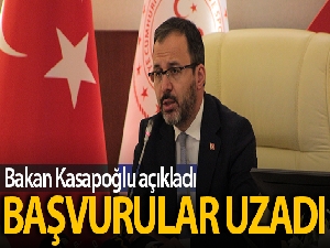 Gençlik ve Spor Bakanlığı'nın 35 milyon lira proje desteği başvuruları uzatıldı